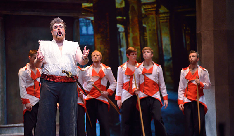 November 2013 MSU Opera Theatre production of Mozart’s The Magic Flute at Fairchild Theatre.