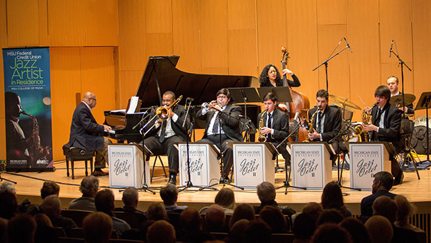 Kenny Barron performs with MSU Octets at Cook Recital Hall in the College of Music. image