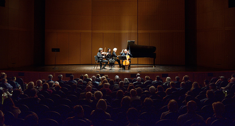 Photo: West Circle Series artist perform at the Fairchild Theatre of the MSU Auditorium