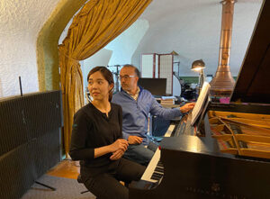 MSU faculty member and pianist student 