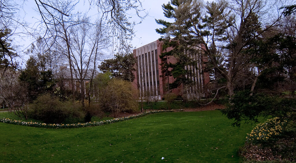 Outdoor view of MSU Music Practice Building