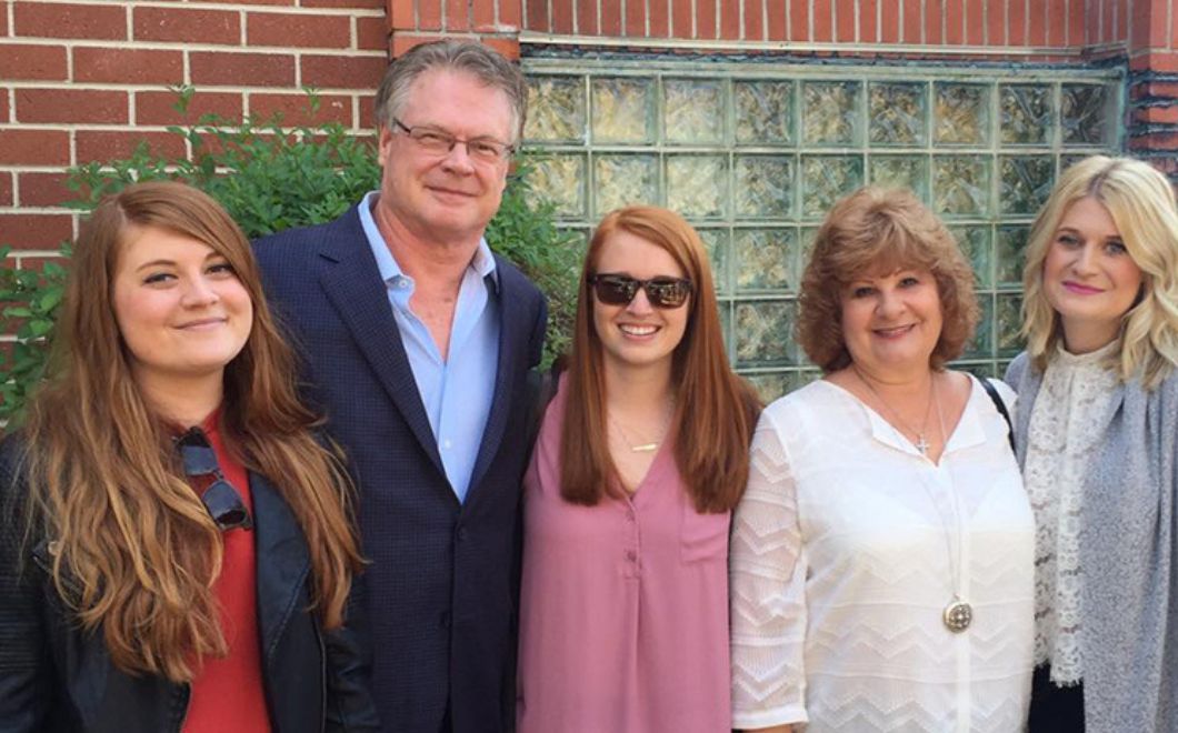 The Murray Family (from left), Jessie, Craig, Becca, Lisa, and Courtney, will also be recognized with the naming of the Murray Family Terrace, a relaxing and inspirational gathering space.