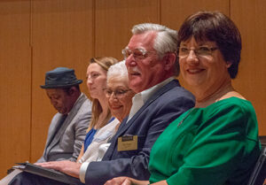 MSU donors sitting down 