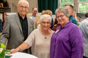 Three MSU donors smiling 