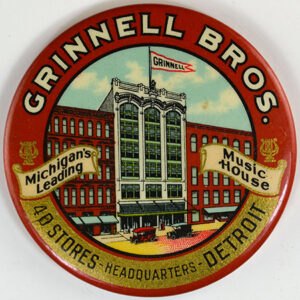 Grinnell Brothers pin