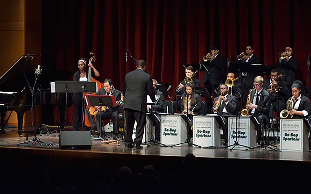 Jazz Orchestra on stage