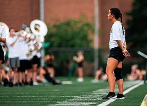 Spartan Marching Band practice