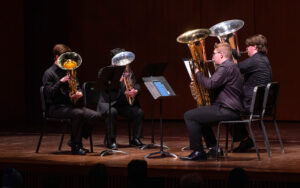 Tuba-Euphonium Ensemble. For Tuba players on stage.