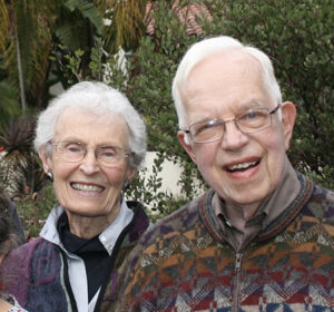 Photo of Mary and Sam Austin smiling 