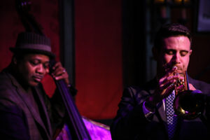 Rodney Whitaker and Anthony Stanco performing together 