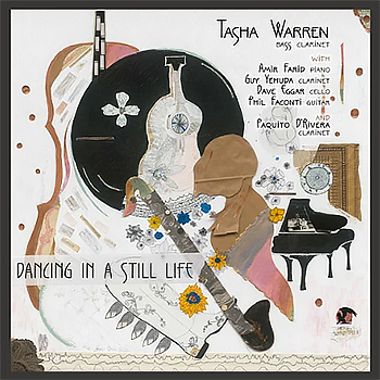 collage art used as an album cover, Tasha Warren, Dancing in a Still Life