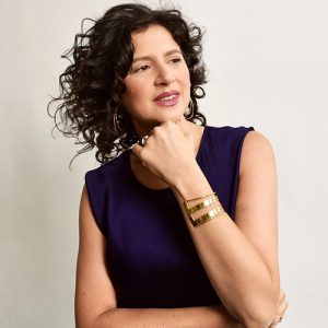 Anat Cohen poses for the camera
